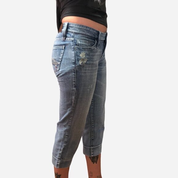 TOMMY Hilfiger Red Label Tiffany Demin Capri Fit Jeans Size 25 - Picture 2 of 16